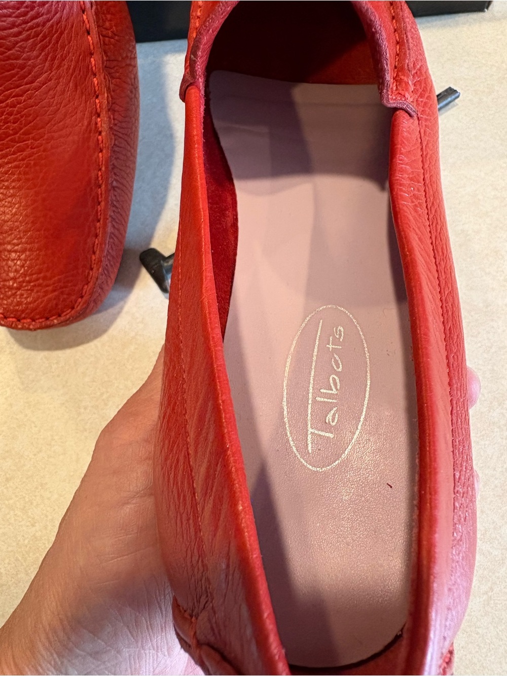 Women’s Talbots ASHTON5 Loafer in Dark Rhubarb Red size 8 medium - Picture 8 of 10